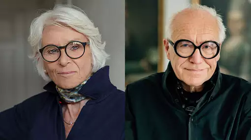 Riddersalssamtale: Brygger J.C. Jacobsen og Laura Jacobsen