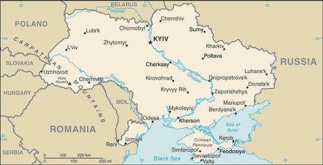 Ukraine mellem Rusland og Vesten