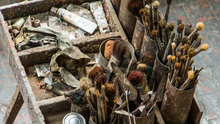 Under huden på værket. Kunstens materialer, teknikker og bevaring