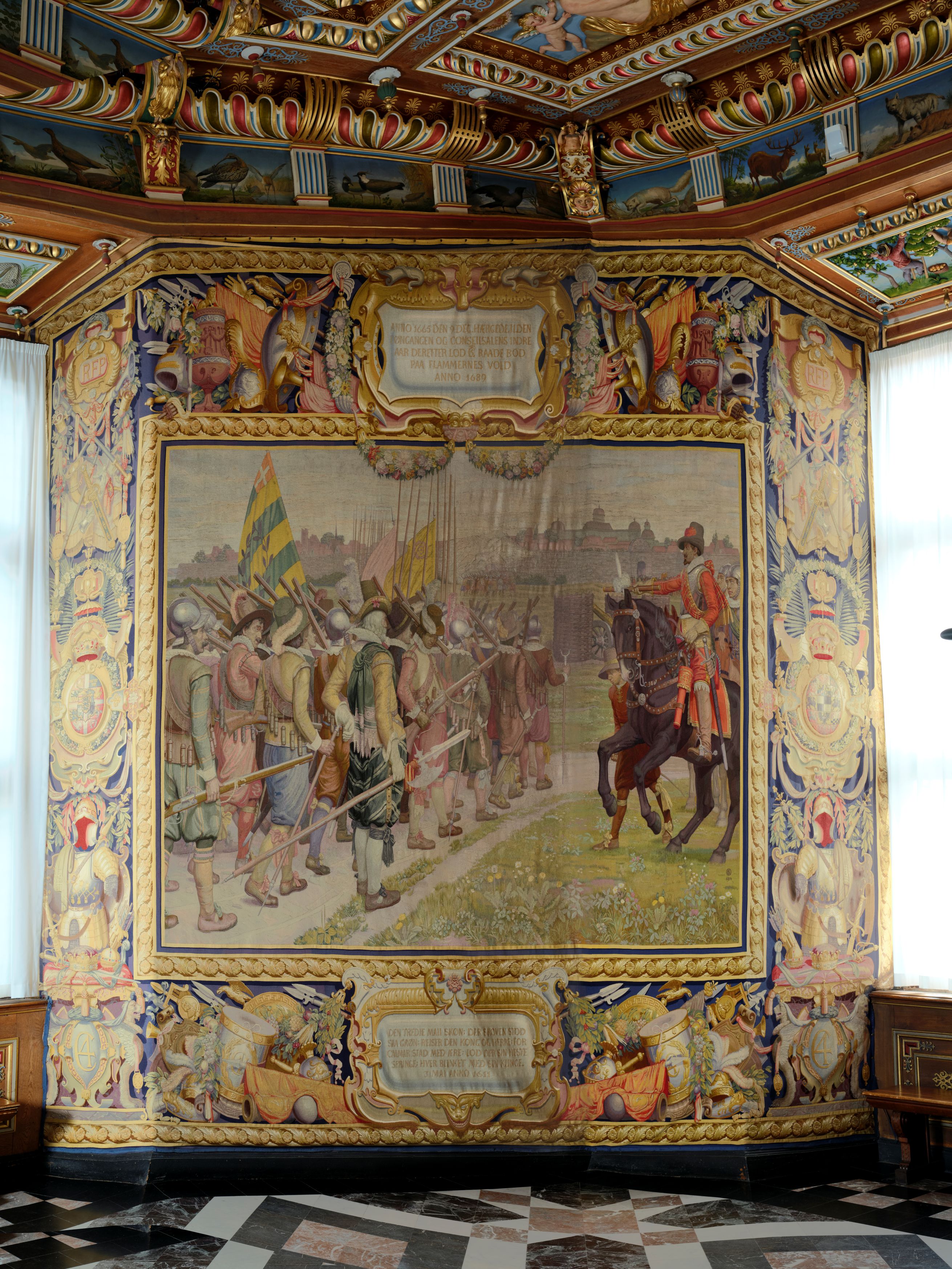 Frederiksborgs genskabte gobeliner