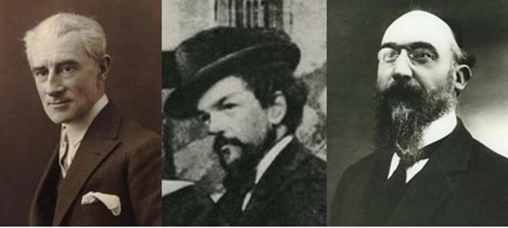 Ravel, Debussy og Satie